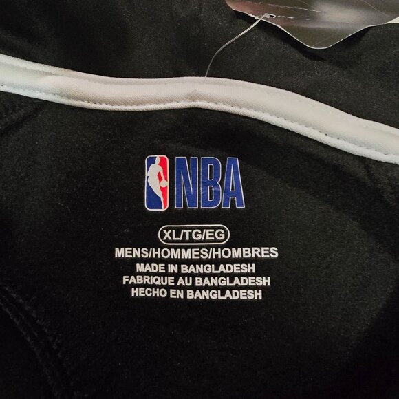 Utah Jazz Men's NBA Brand Pullover Polyester Hoodie Black Size XL NWT - Picture 6 of 7